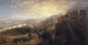 David Octavius Hill A View of Edinburgh from North of the Castle china oil painting artist